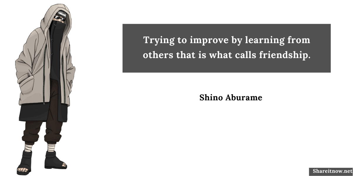 Shino Aburame quotes