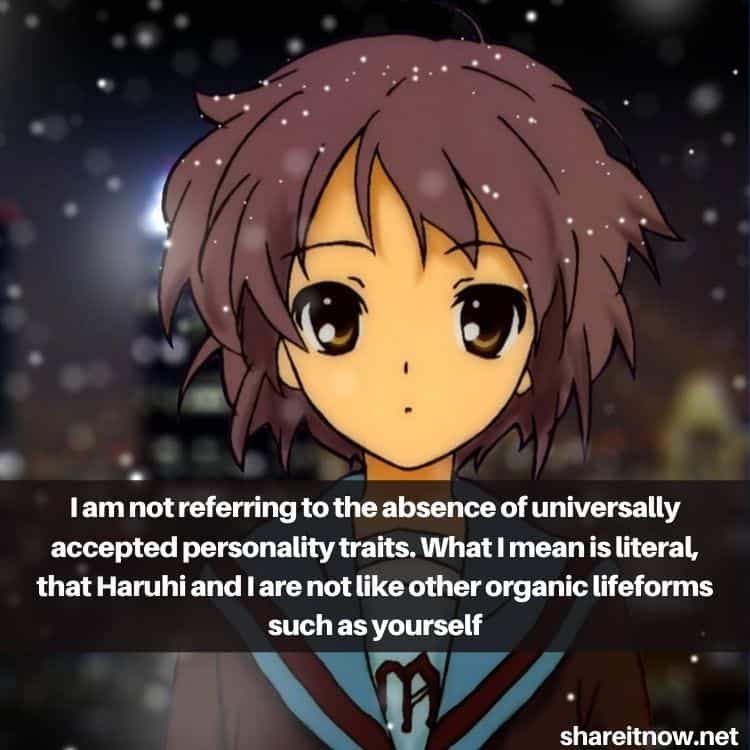 Yuki Nagato quotes