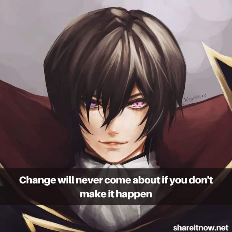 Lelouch Lamperouge quotes