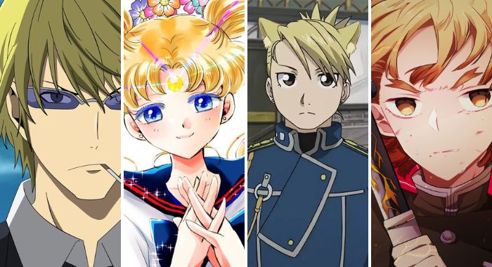 anime characters with blonde hair